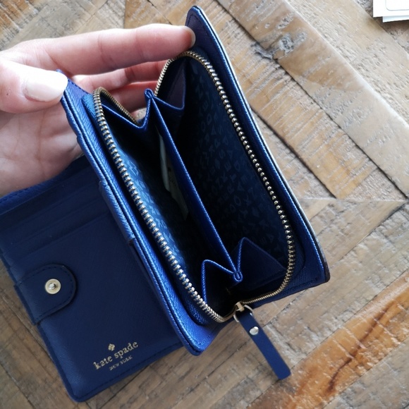 Blue Kate Spade Wallet - Picture 3 of 3